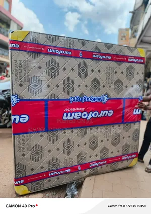 5x6 by 8 Inches. Euro Foam Mattress. Premium High Density Mattresses