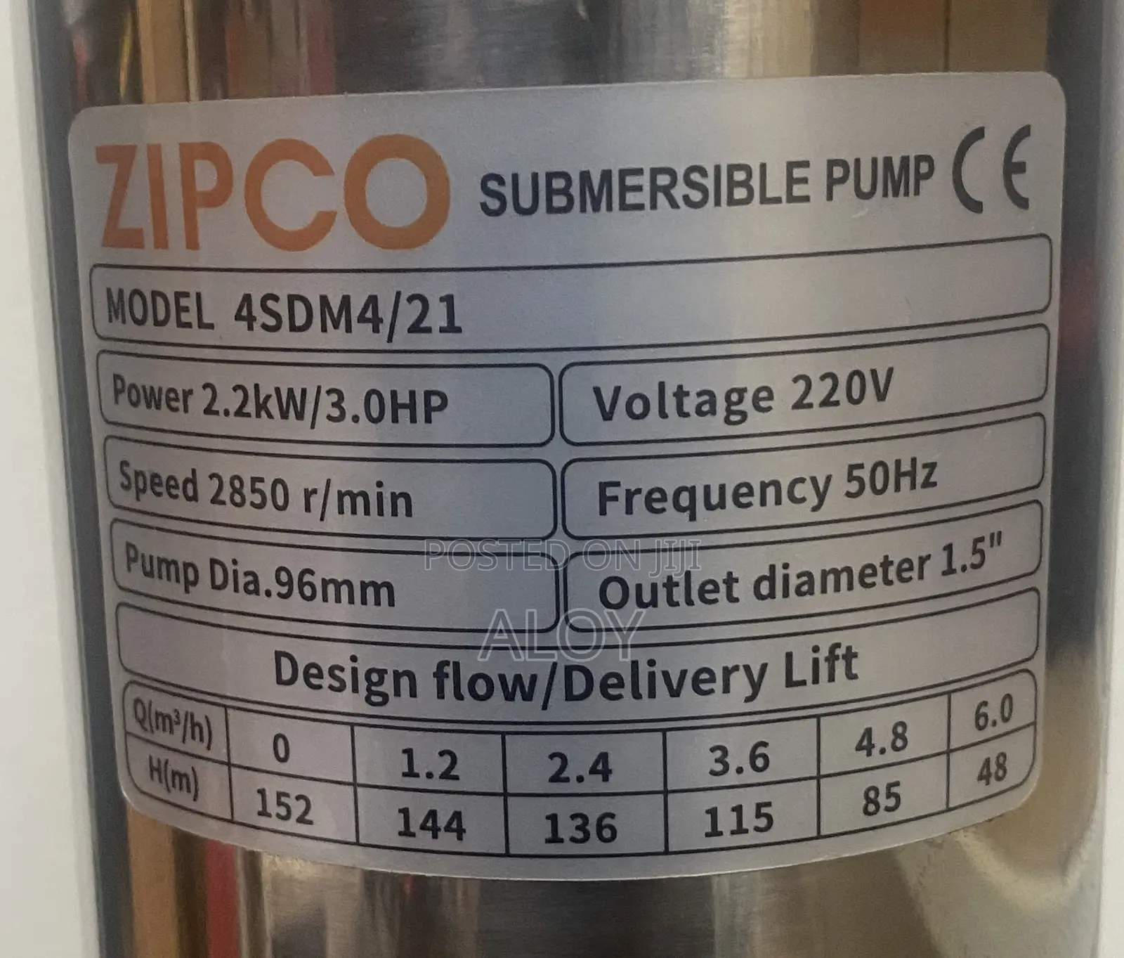 Zipco 150meter Direct Deep Well Pump