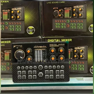 V90 Professional Live Sound Card and Audio Mixer