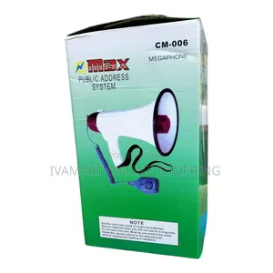 MAX CM-006 50W Portable Megaphone – Loud, Clear Versatile!