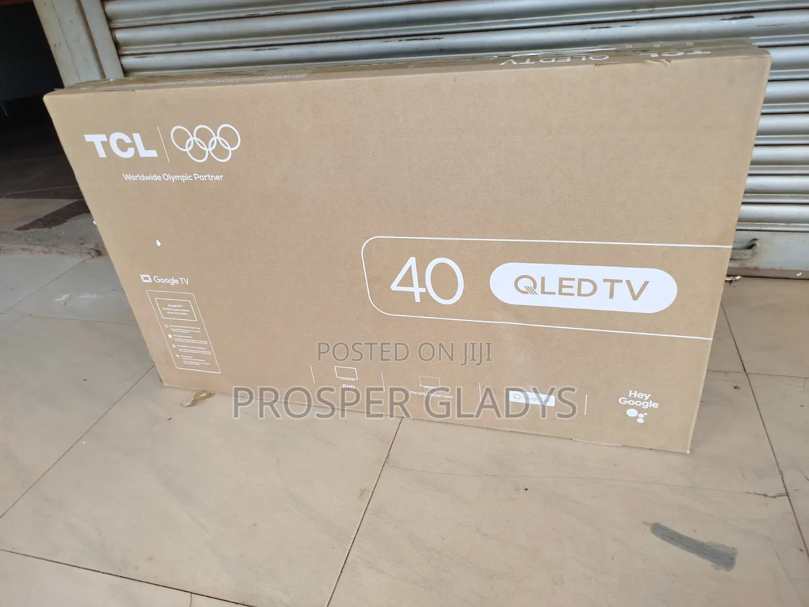 40 TCL Smart Android Qled Digital Flat Screen Flameless.