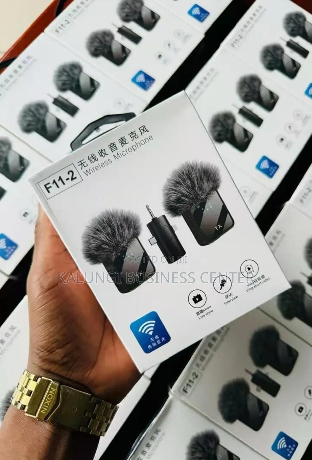 Wireless Microphone F11-2 Lavalier Microphone