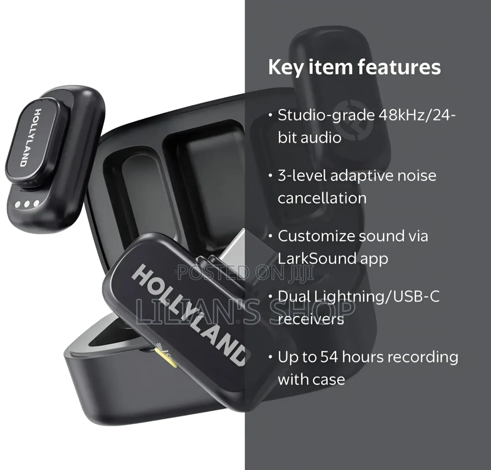 Hollyland LARK A1 Wireless Lavalier Microphone System