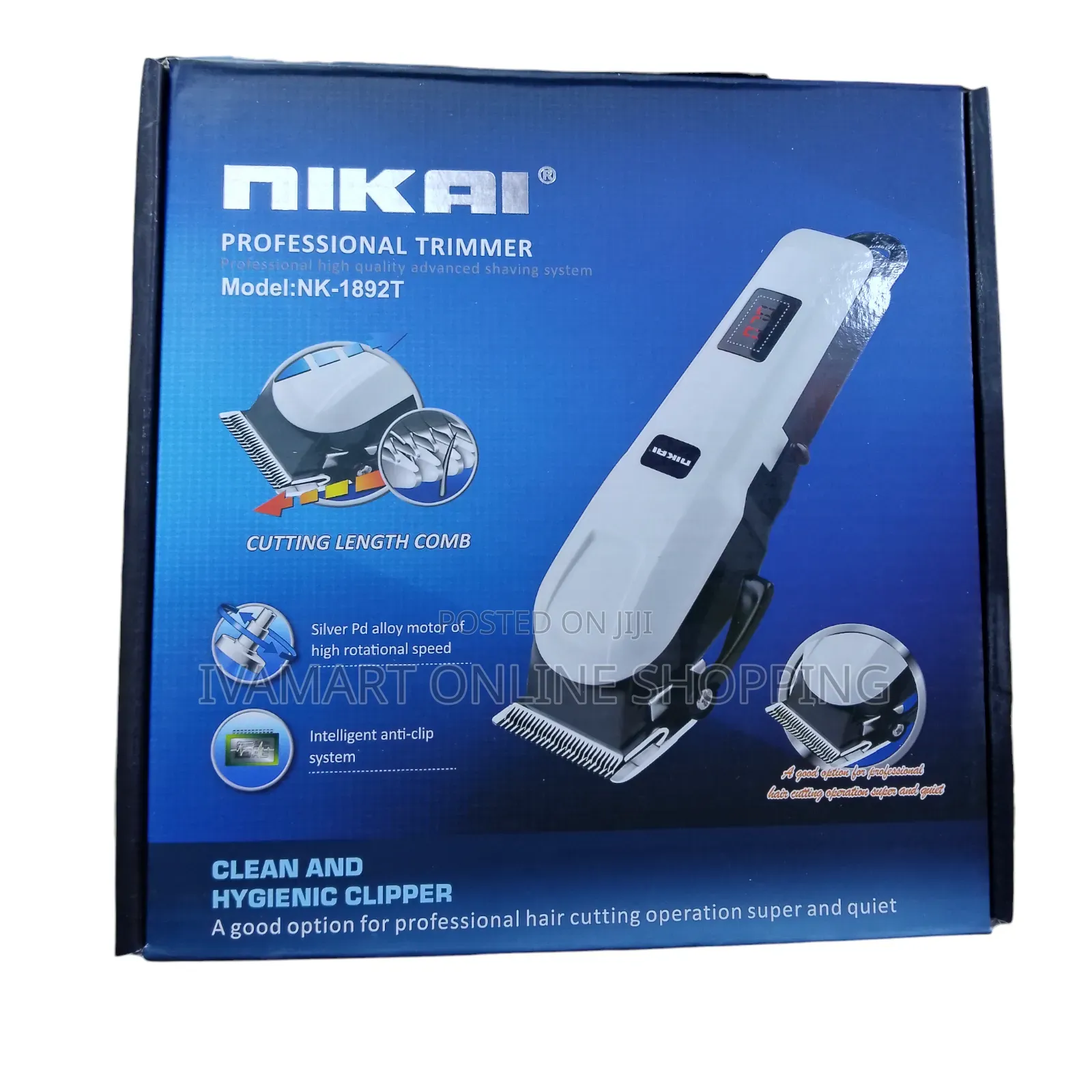 Nikai Professional Hair Clipper Trimmer – High-Speed, Quiet,