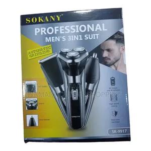 Sokany Professional 3-in-1 Men's Shaver, Hair Clipper Nose Trimmer