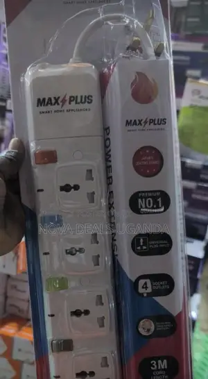 Max Plus 4 Power Sockets Extension