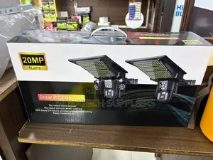 Solar Powered 20MP PTZ Camera – 4 Lens Security System