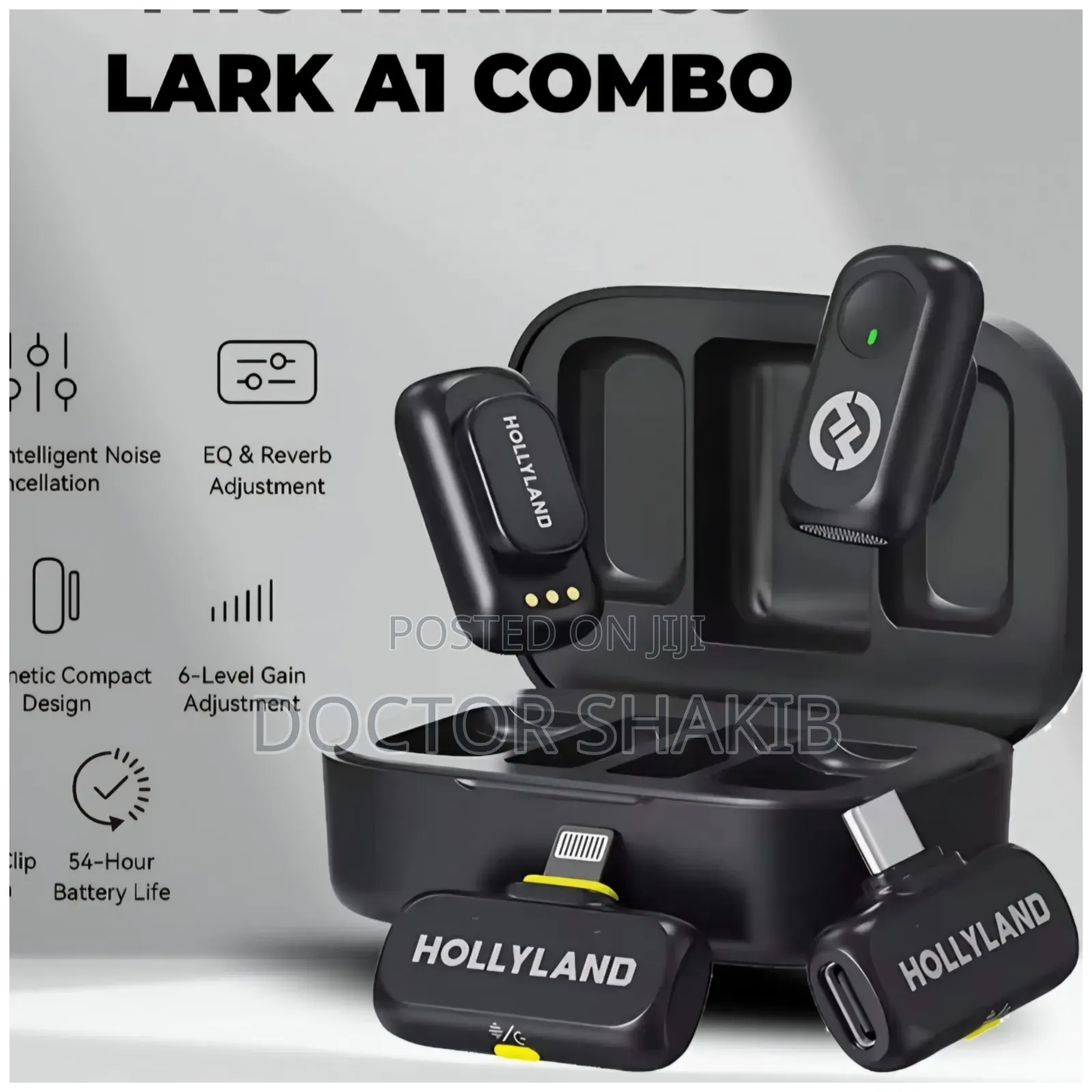 Hollyland LARK A1 Wireless Lavalier Microphone System