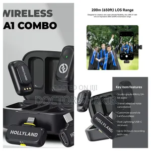 Hollyland LARK A1 Wireless Lavalier Microphone System