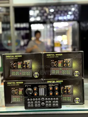 V90 Sound Card Professional Audio Condenser Mic