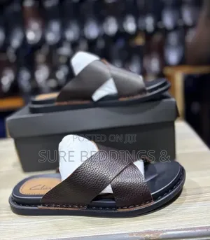 Brown Clarks Sandals