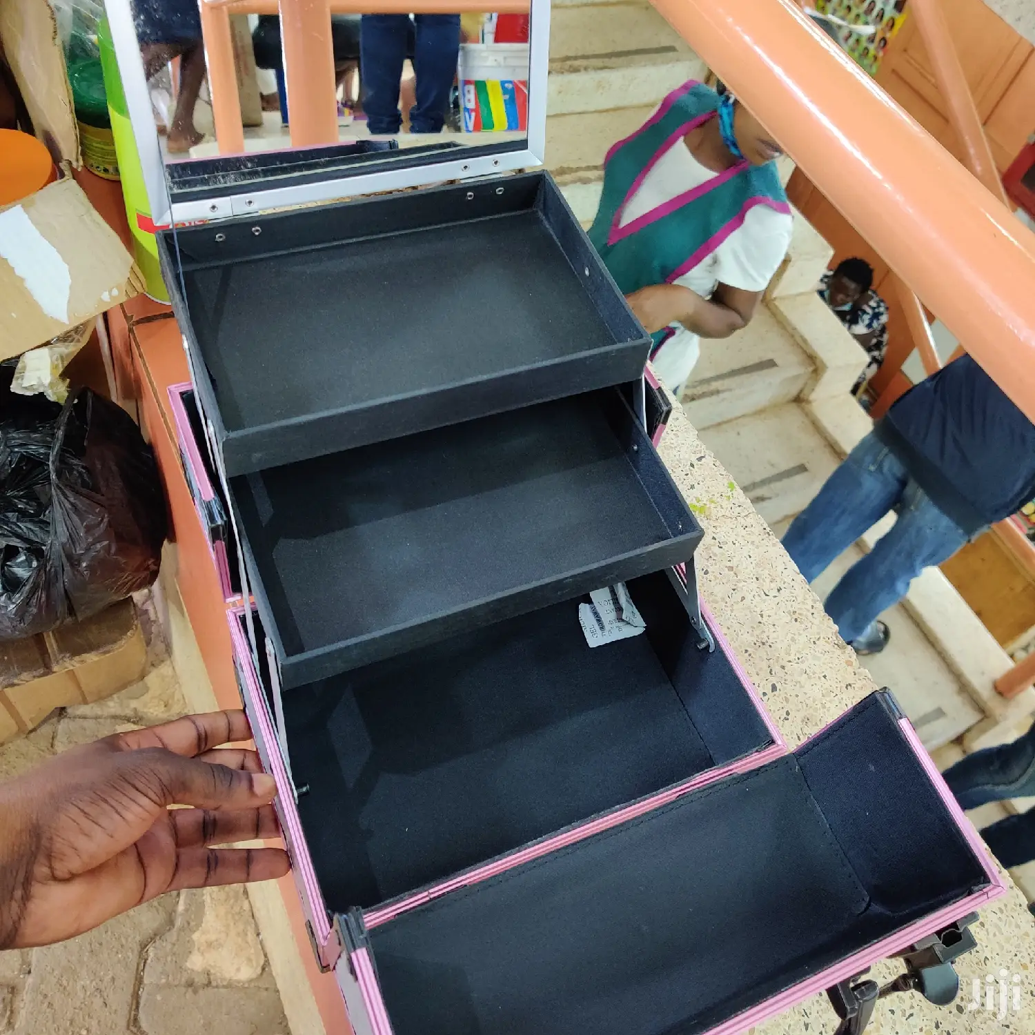 Professional Mini Women Travel Makeup Box Cosmetics Case