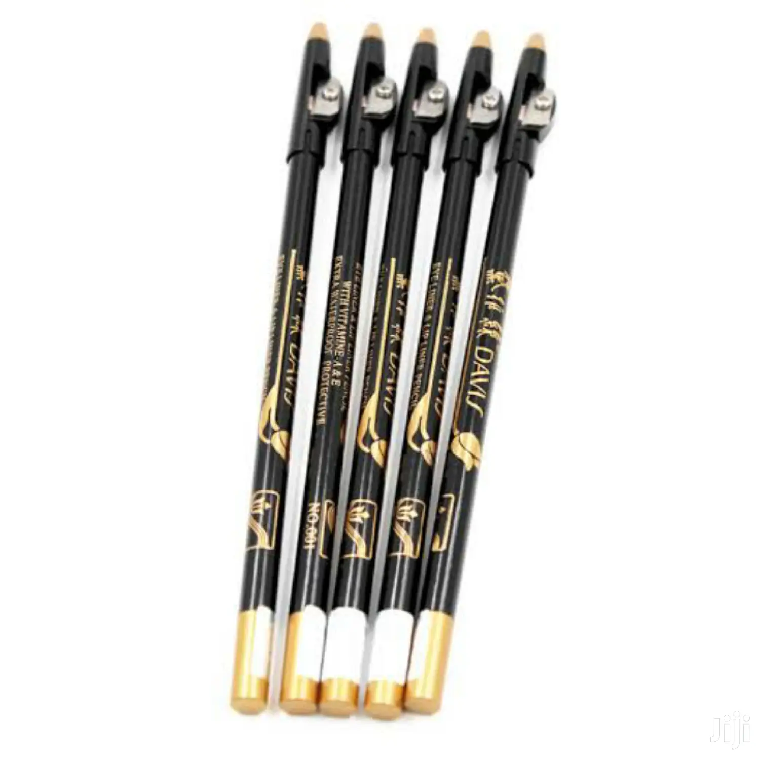 12pcs Davis Eye Lipliner Super Stay Waterproof Eye Pencils