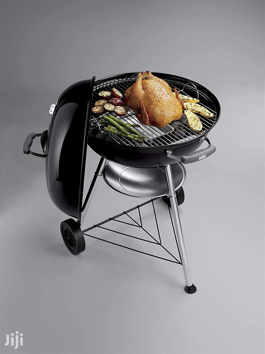 WEBER Premium Compact Kettle Charcoal BBQ Grill 57cm