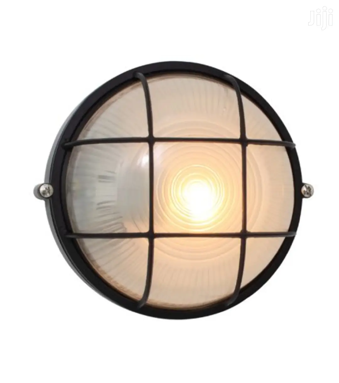 Eurolux Small Round Bulkhead With Grid 60W