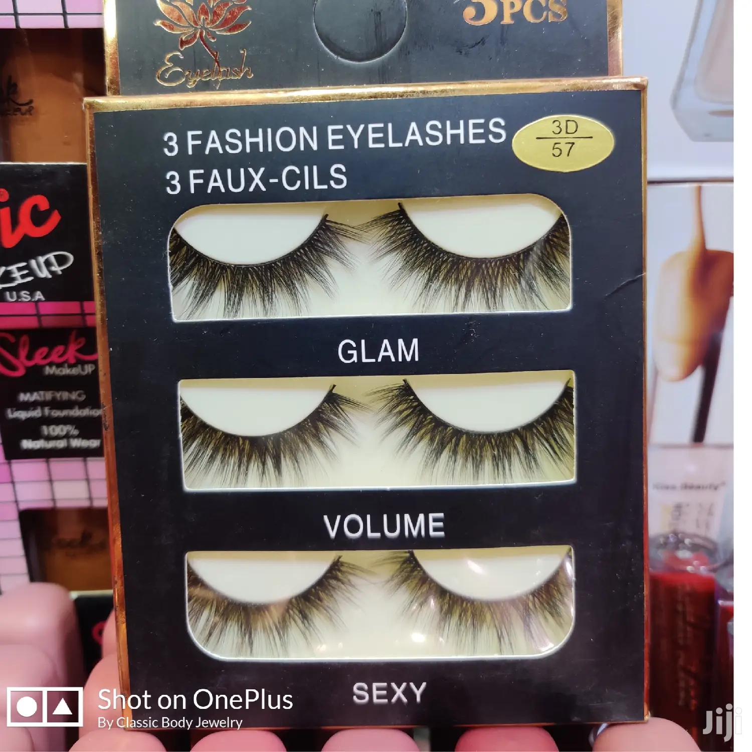 3pairs Makeup Hand-made Dramatic Long Eye Lashes Reusable