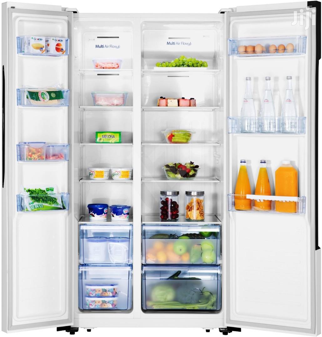 Elegant Hisense 670L French Door Refrigerator in Kampala Kitchen