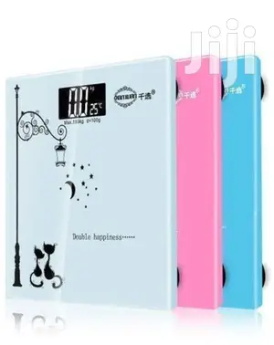 Creative Digital Tempered Glass Bathroom Weight Scale