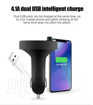 Double Usb Car Bluetooth Mp3 Player Fm Transmitter