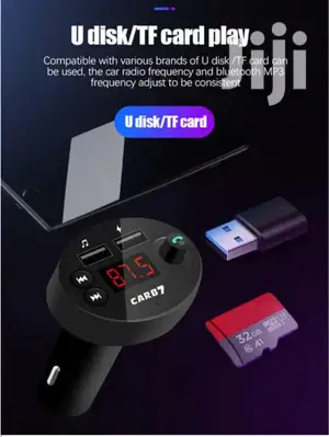 Double Usb Car Bluetooth Mp3 Player Fm Transmitter