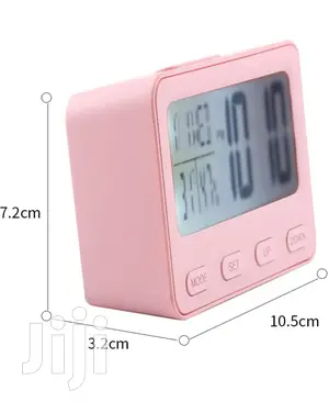Japan LCD Alarm Clock With Light