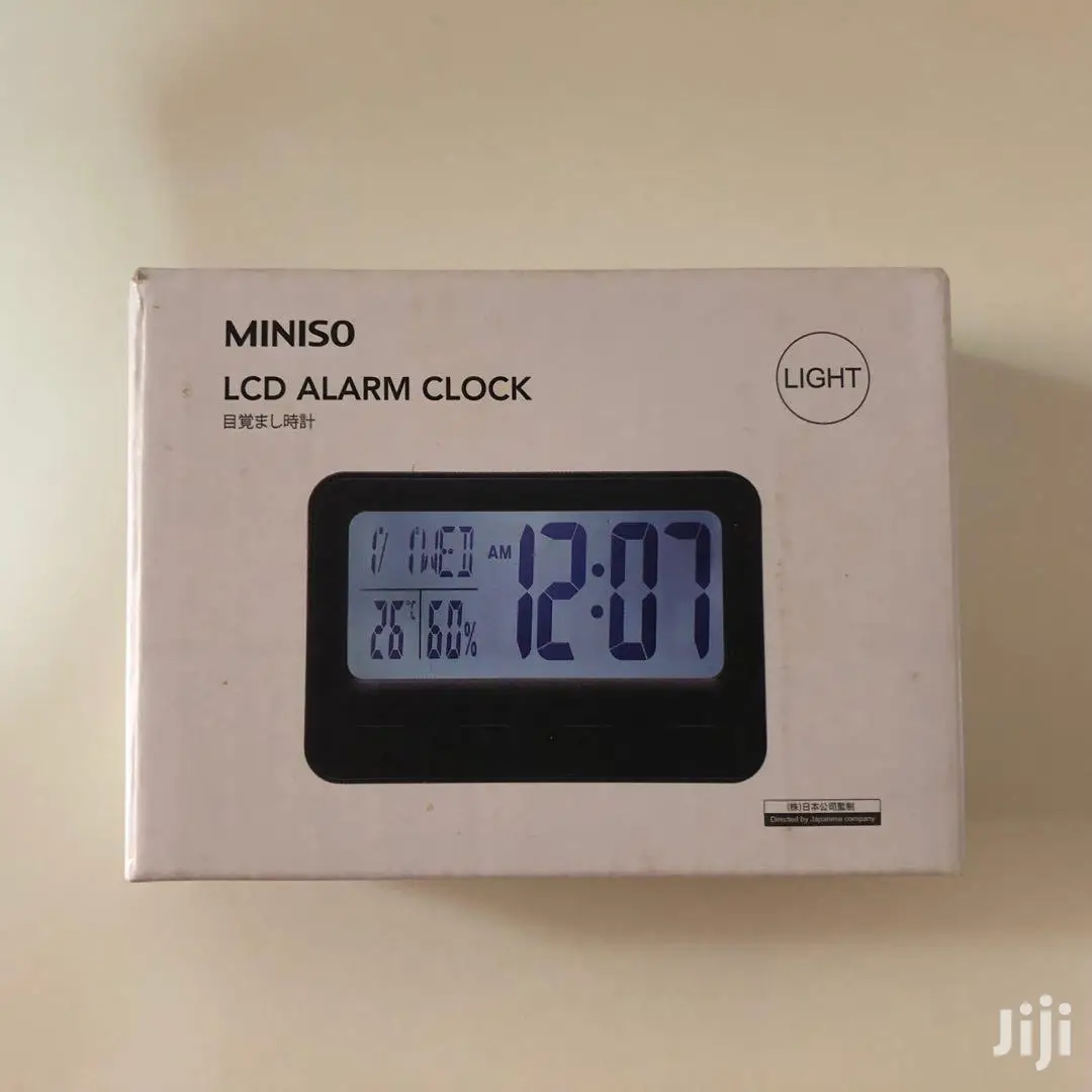 Japan LCD Alarm Clock With Light