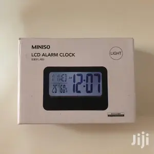 Japan LCD Alarm Clock With Light