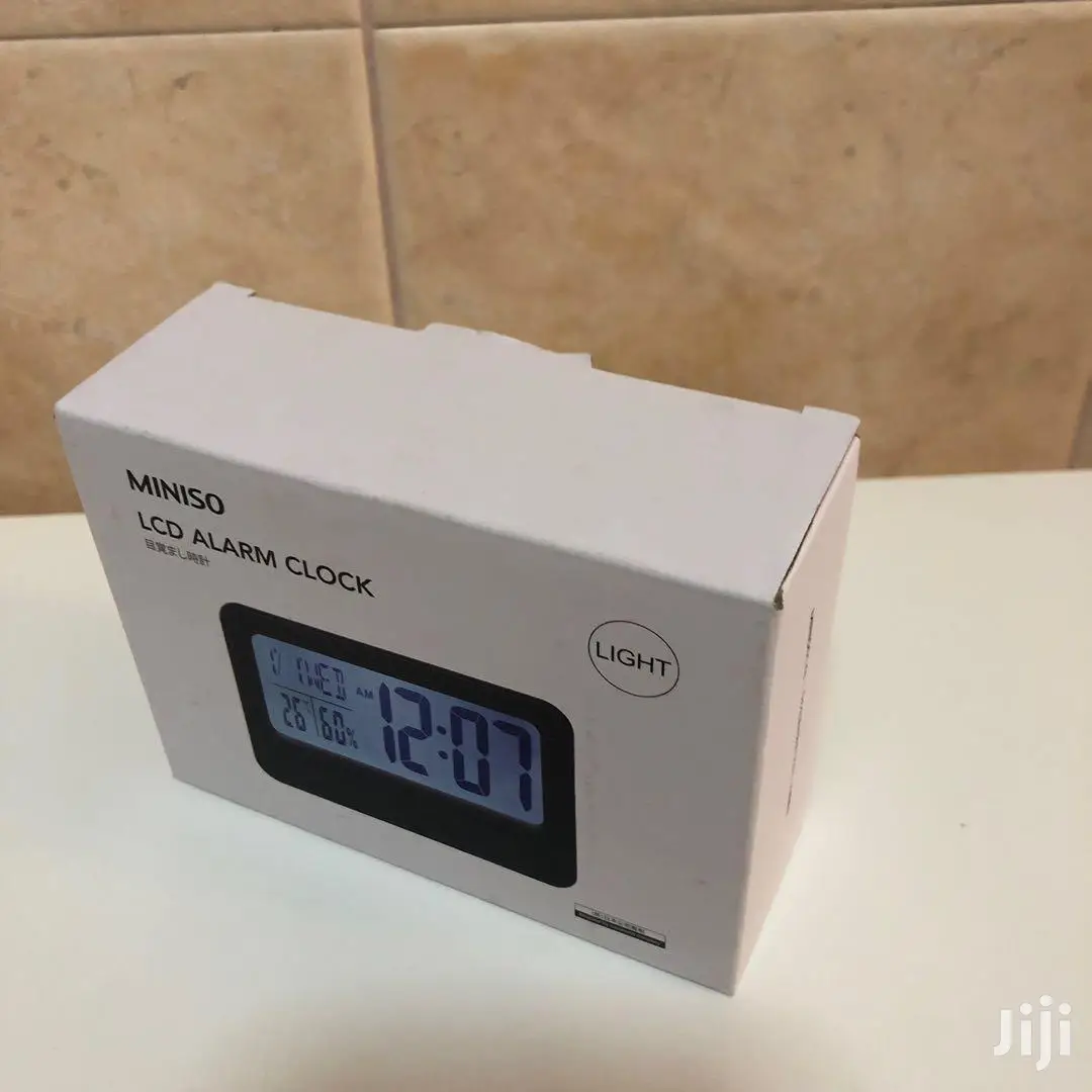 Japan LCD Alarm Clock With Light