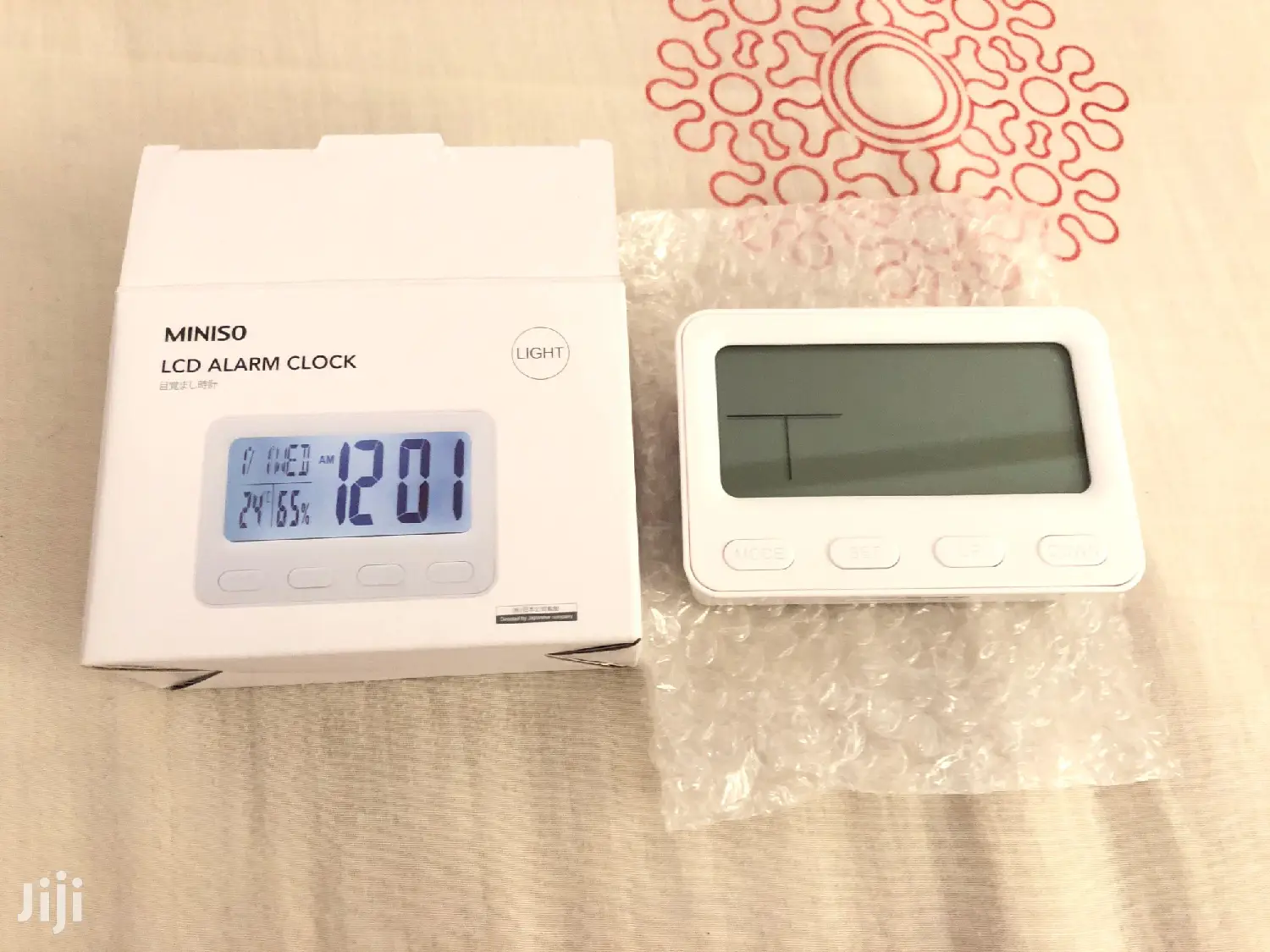 Japan LCD Alarm Clock With Light