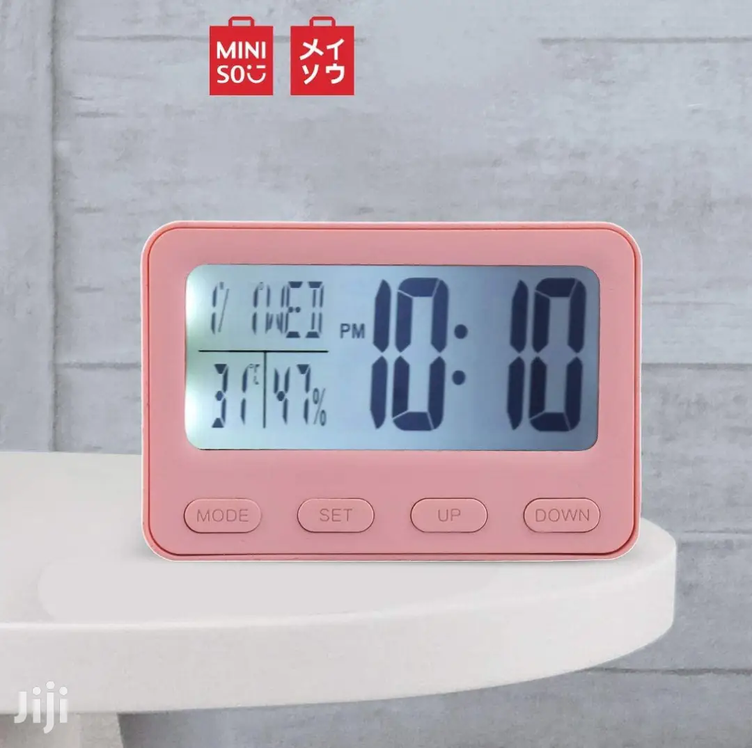Japan LCD Alarm Clock With Light