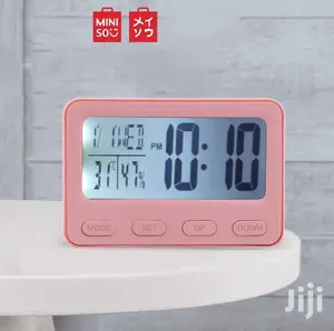 Japan LCD Alarm Clock With Light