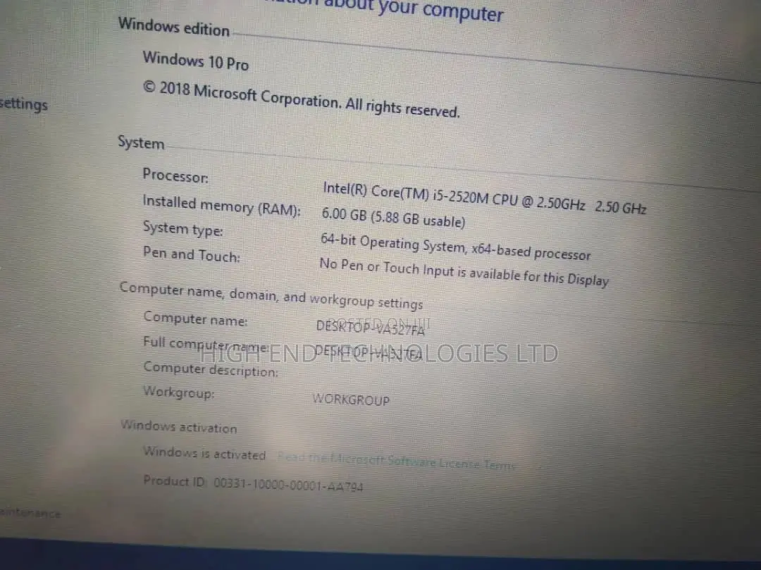 New Laptop Dell Latitude E6420 8GB Intel Core i5 HDD 320GB