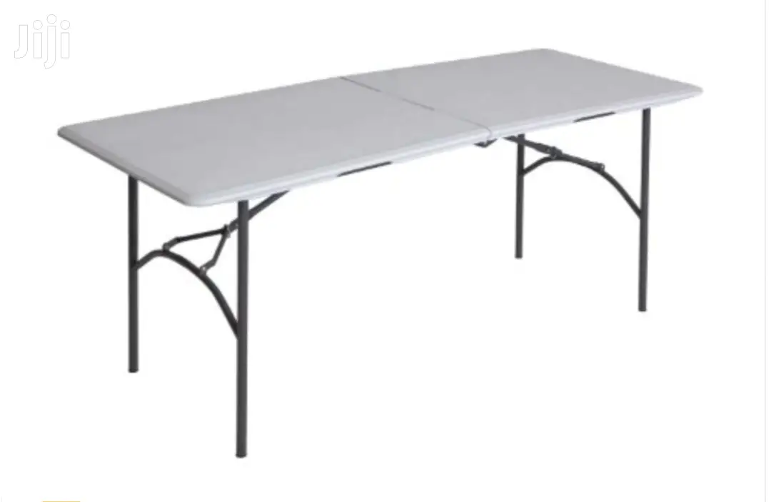 USA LIFETIME 6ft Fold In Half Folding Long Table