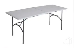 USA LIFETIME 6ft Fold In Half Folding Long Table