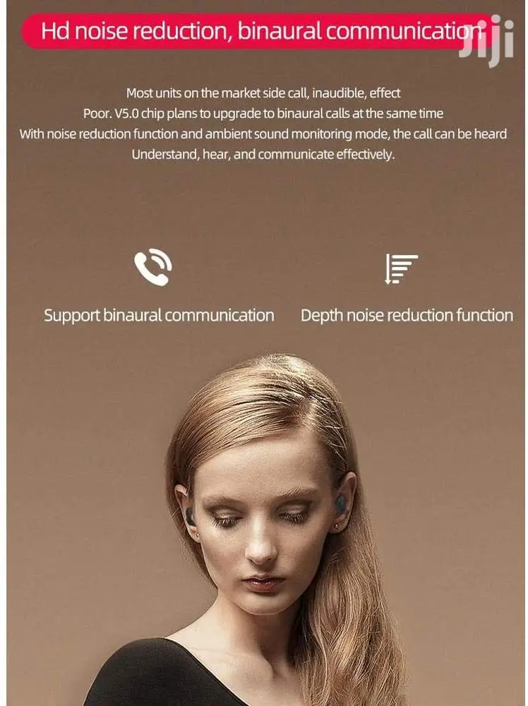 TWS M1 True Wireless In Ear Earbuds Bluetooth 5.0