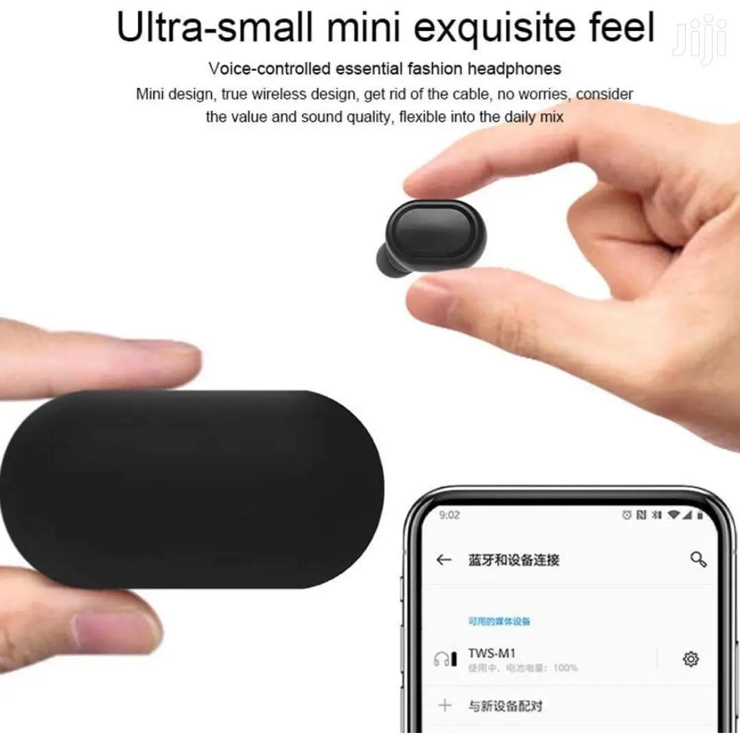 TWS M1 True Wireless In Ear Earbuds Bluetooth 5.0