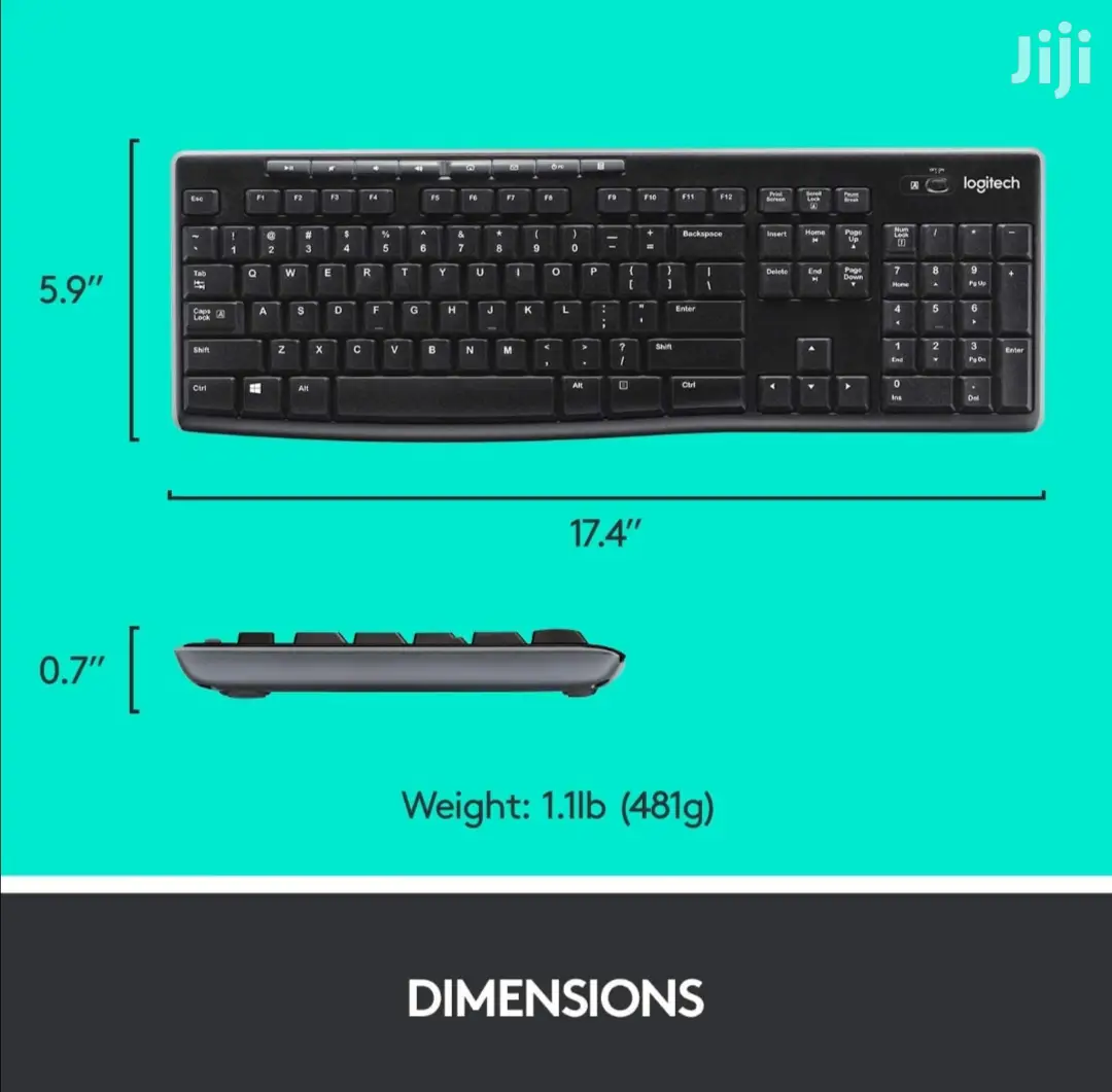 Logitech MK270 Wireless Keyboard And Mouse Combo