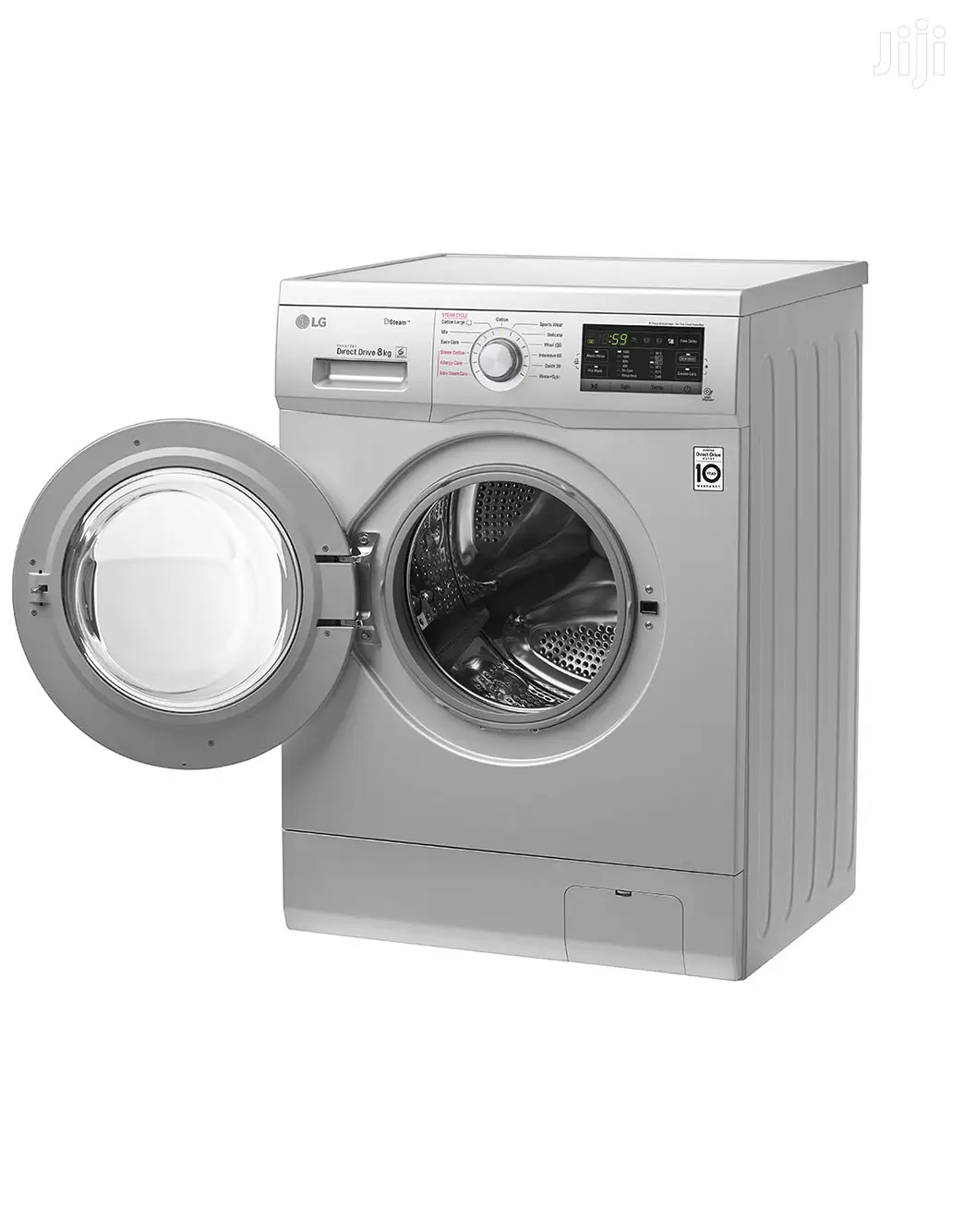 LG Front-Load 6 Motion Direct Drive Steam Washing Machin 8kg