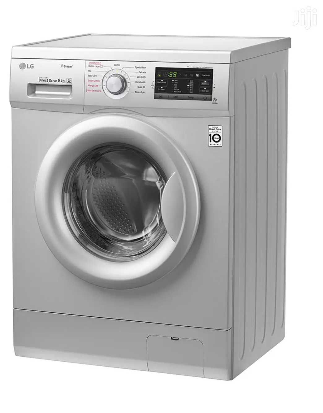 LG Front-Load 6 Motion Direct Drive Steam Washing Machin 8kg