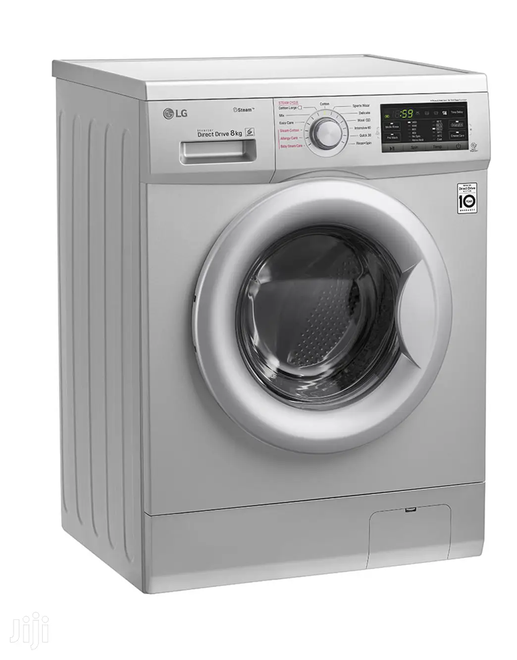 LG Front-Load 6 Motion Direct Drive Steam Washing Machin 8kg