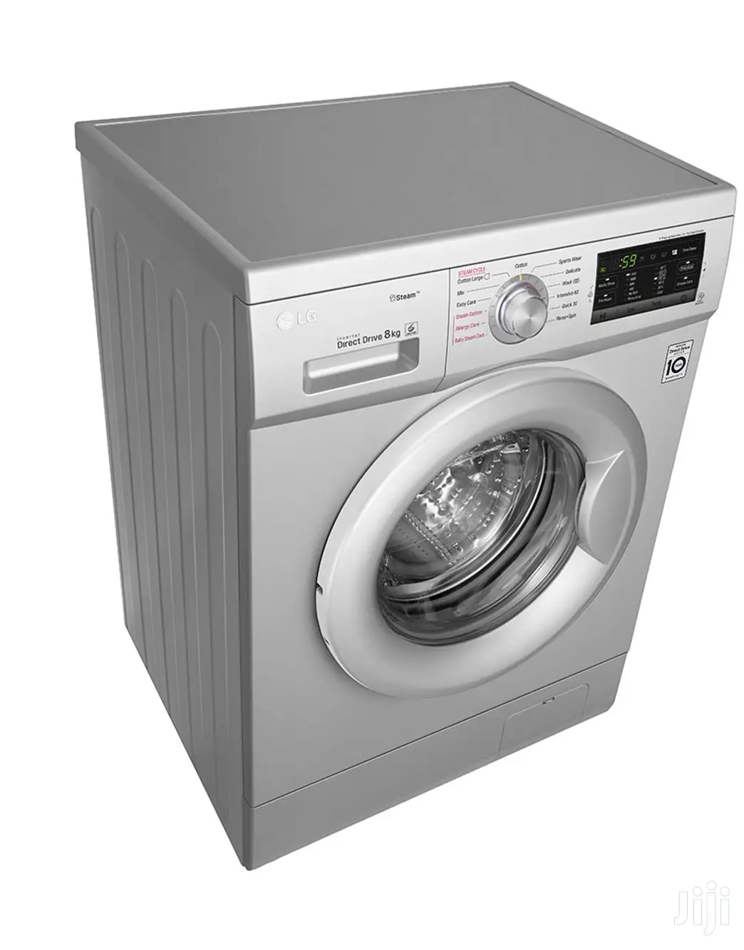 LG Front-Load 6 Motion Direct Drive Steam Washing Machin 8kg