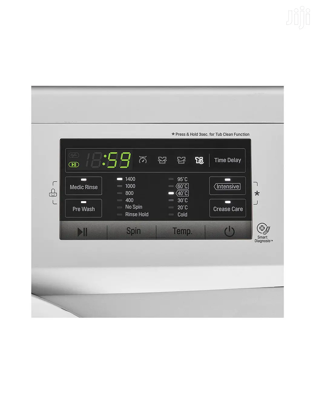 LG Front-Load 6 Motion Direct Drive Steam Washing Machin 8kg