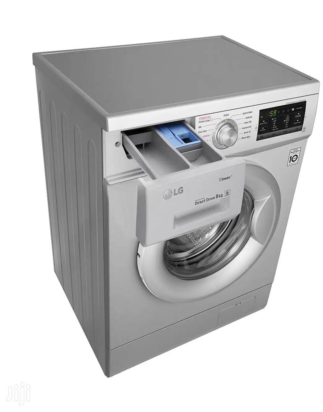 LG Front-Load 6 Motion Direct Drive Steam Washing Machin 8kg