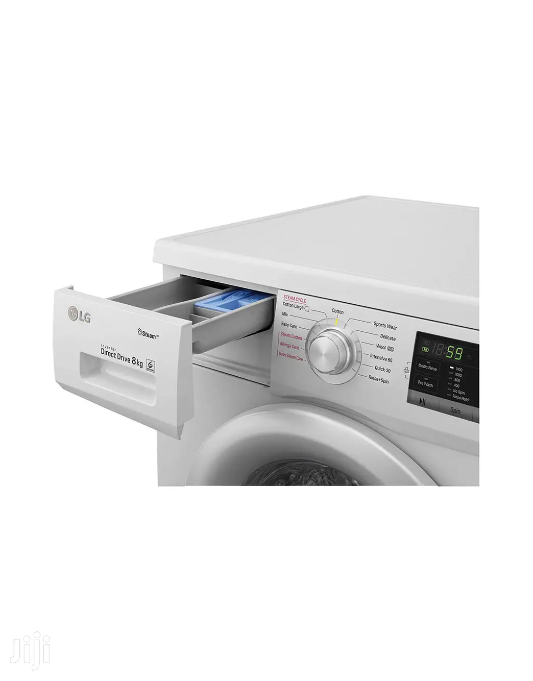 LG Front-Load 6 Motion Direct Drive Steam Washing Machin 8kg