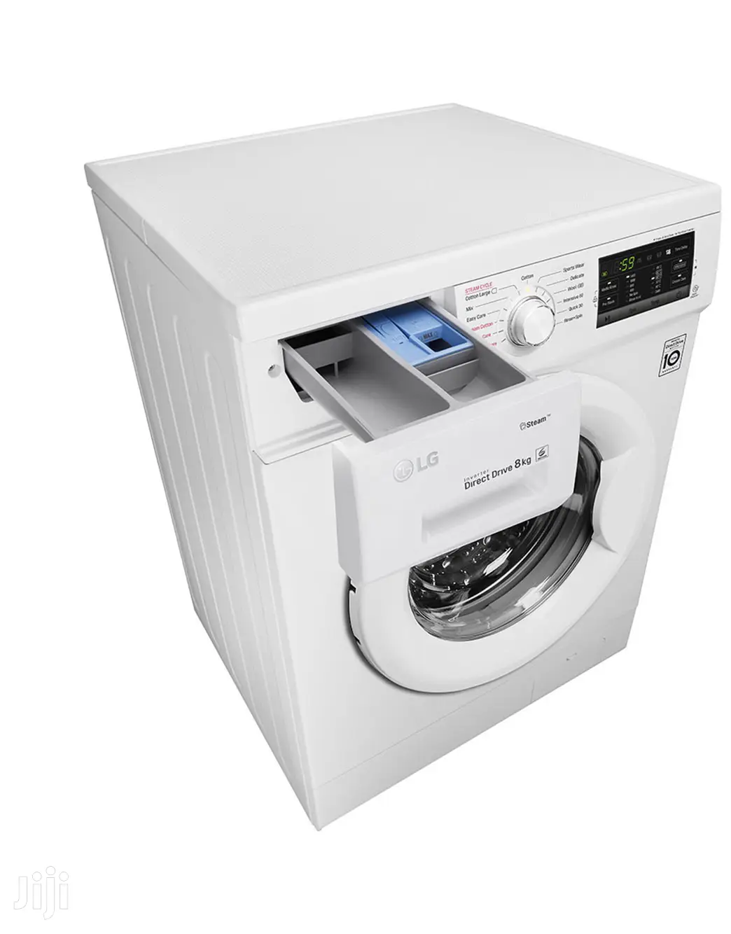 LG Front-load 6 Motion Direct Drive Steam Smart Washer 8kg
