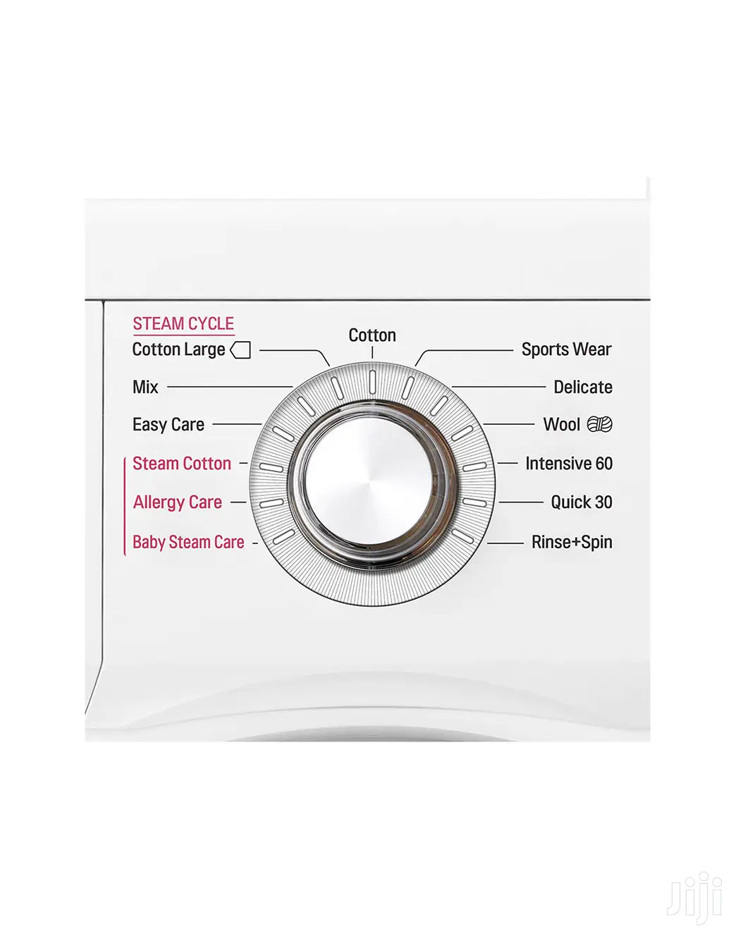 LG Front-load 6 Motion Direct Drive Steam Smart Washer 8kg