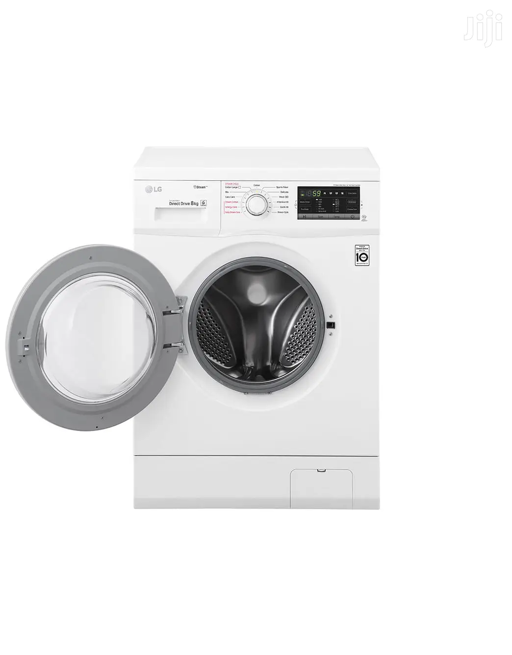 LG Front-load 6 Motion Direct Drive Steam Smart Washer 8kg