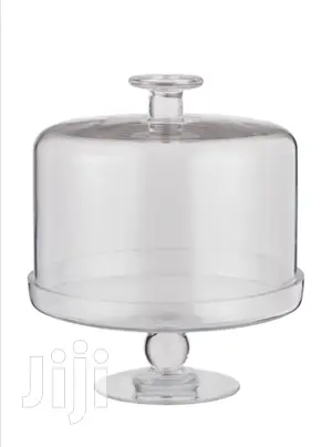 Zest Glass Cake Stand Dome