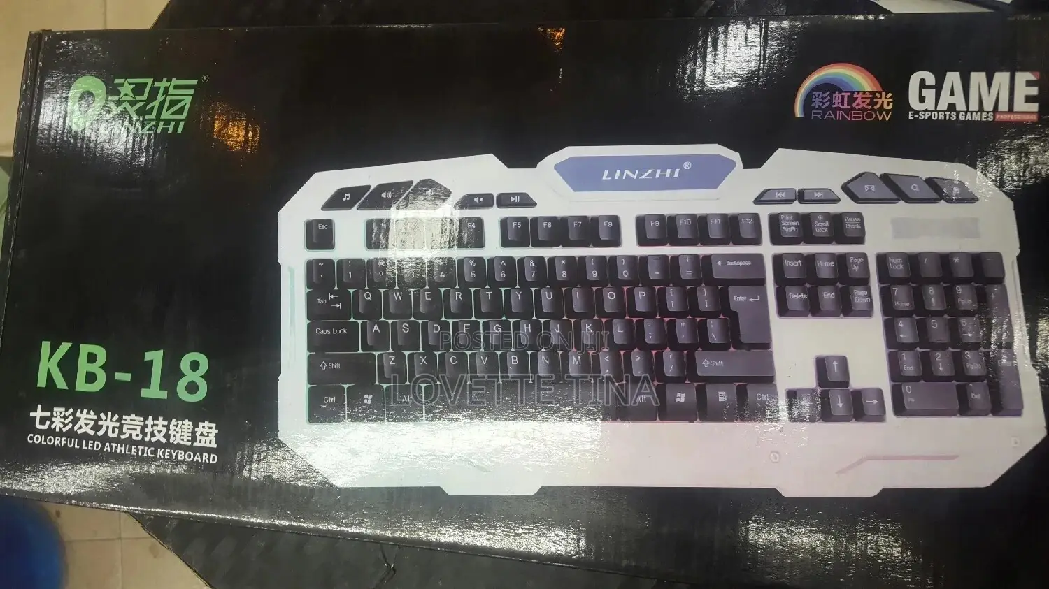 Usb Gaming Colorful Led Athletic Keyboard