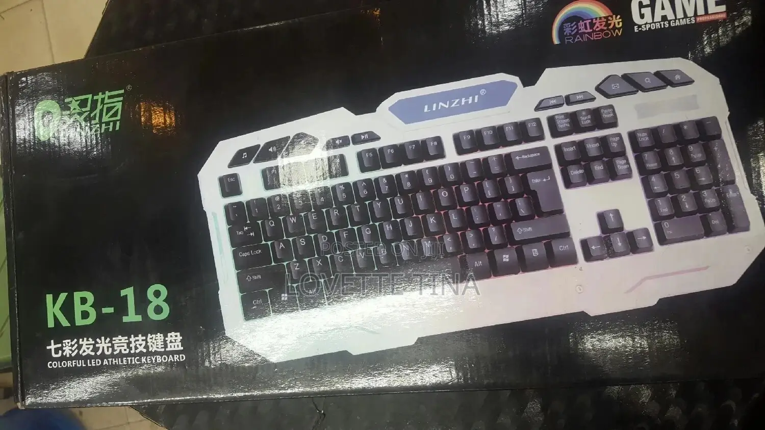 Usb Gaming Colorful Led Athletic Keyboard